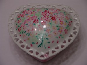 Portagioie con fiori